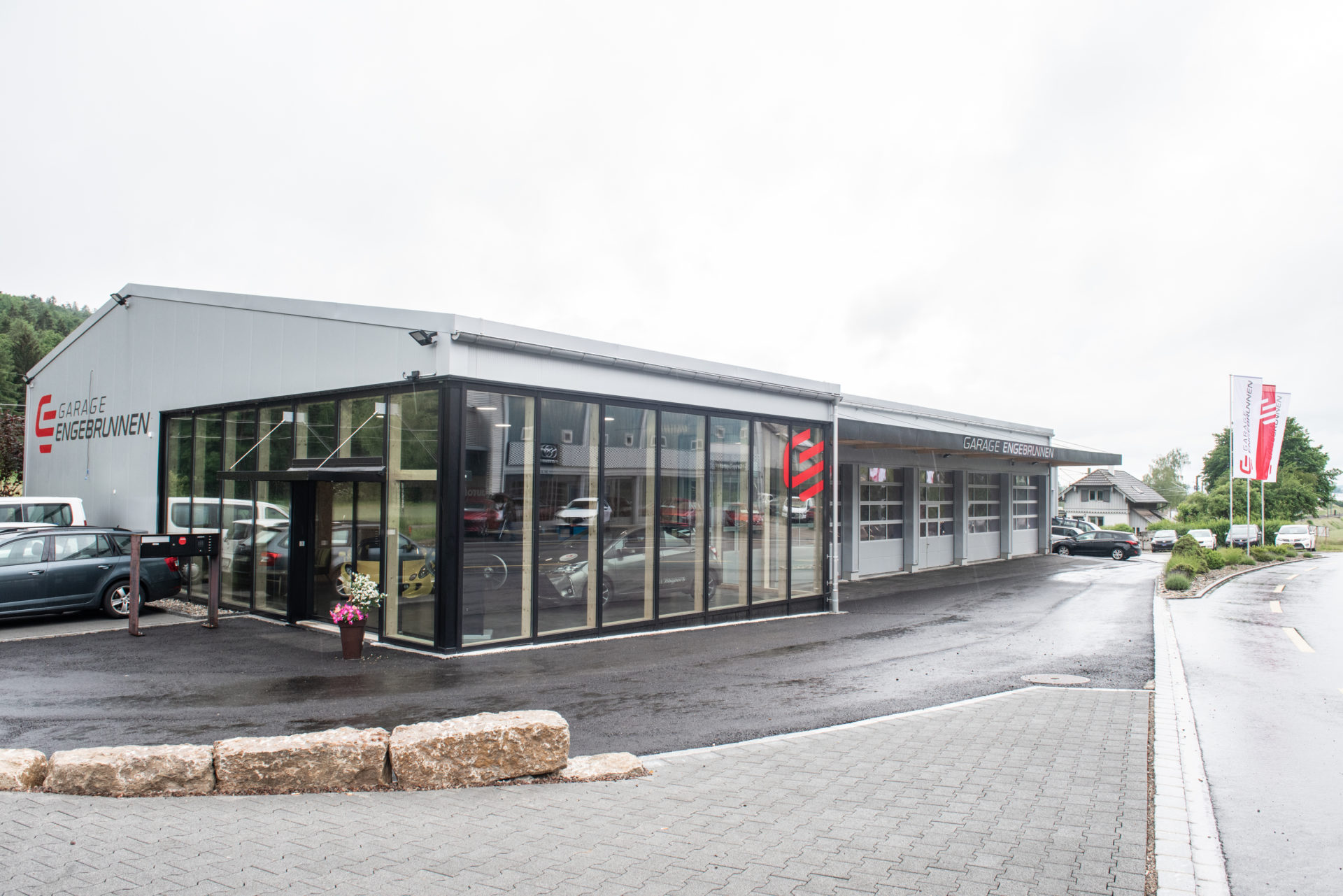 Neubau Garage Engebrunnen – Elektroinstallation & Beleuchtung