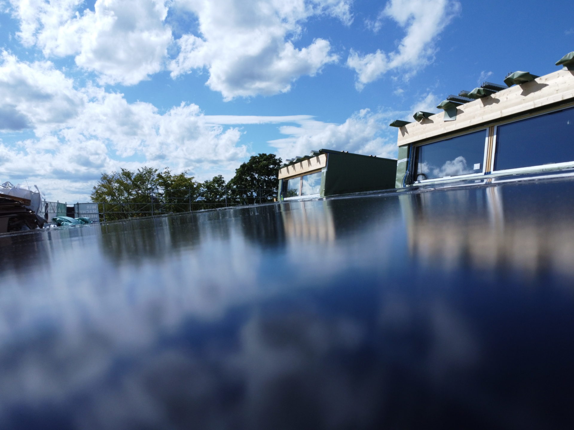 Baustellen-Update GOSU: Photovoltaikanlage wächst sichtbar